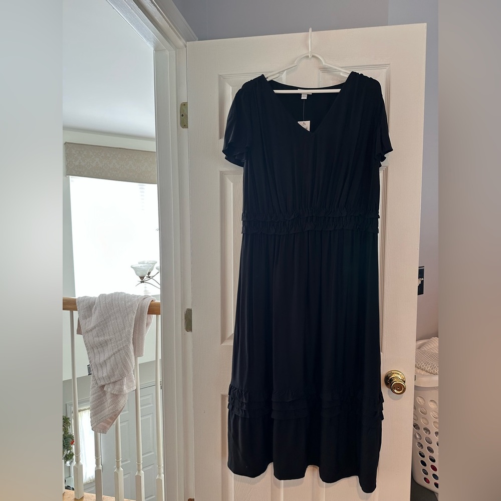 J. Jill Black Maxi Dress
